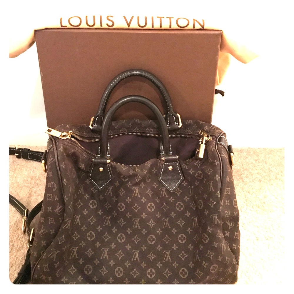 Authentic Louis Vuitton Mini Lin Speedy 30