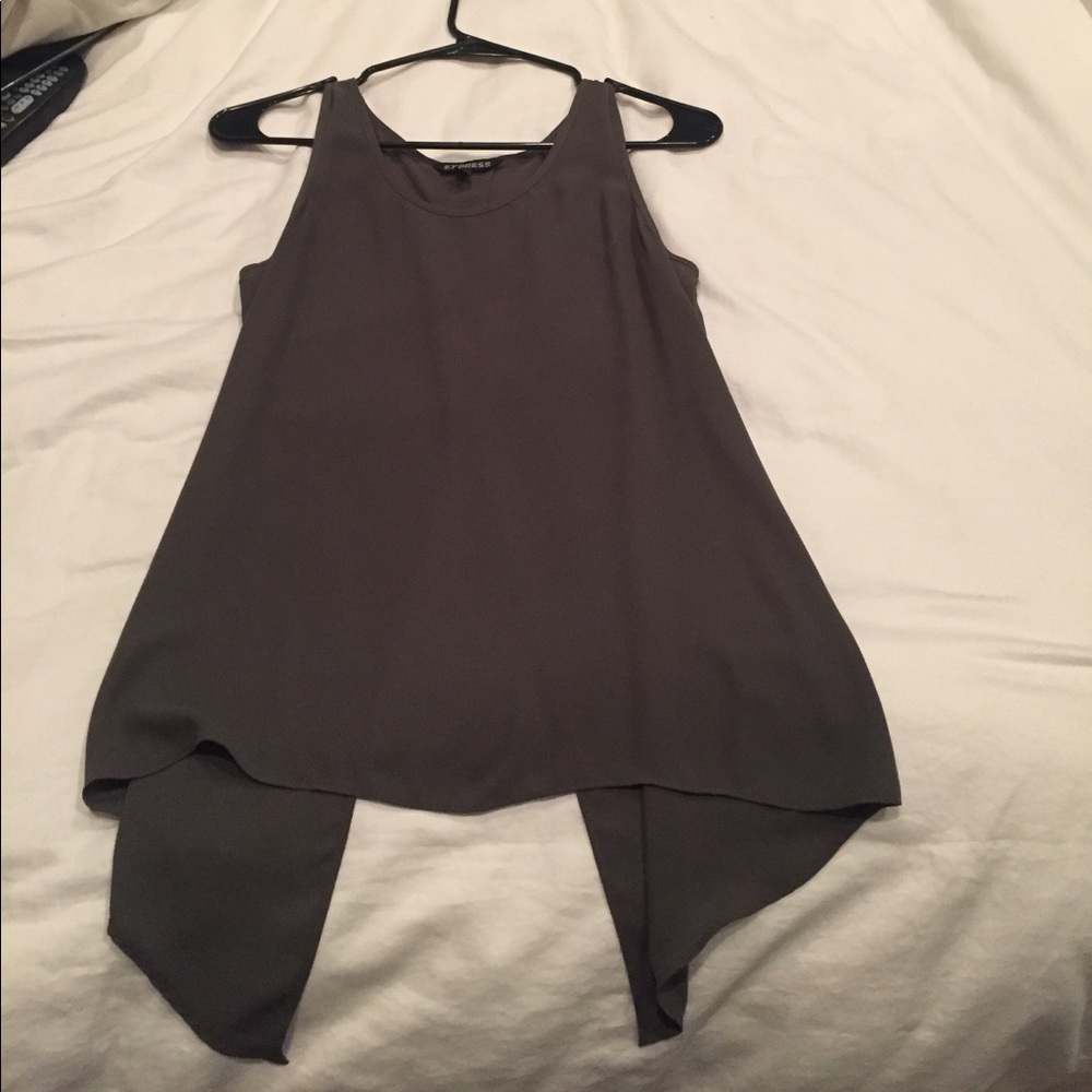 Olive army green tank top