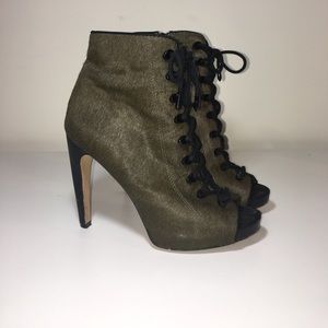 Sam Edelman peep toe ankle booties