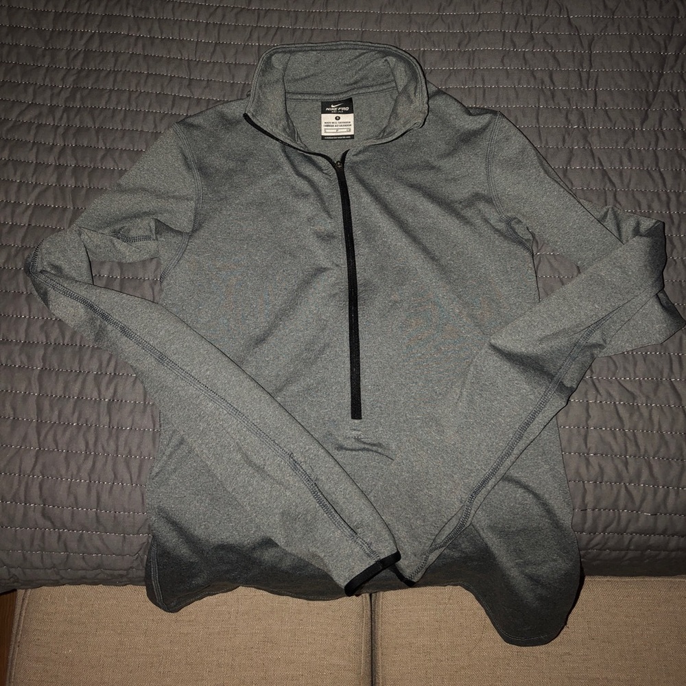 Nike tight pull over sweater