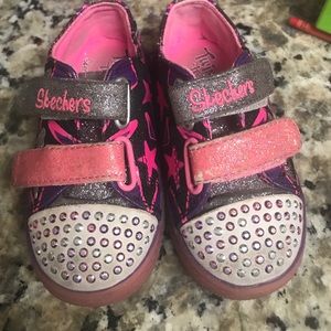 Skechers twinkle toes toddler size 8