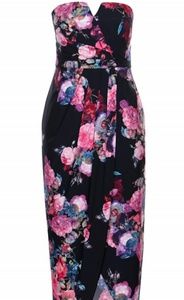 Floral High Low Maxi