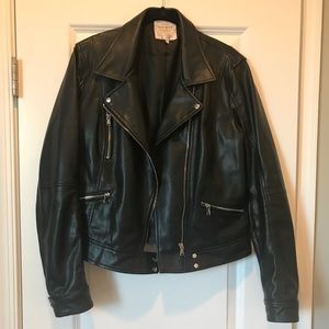 Zara vegan leather jacket!!!