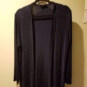 Navy Maxi Sweater- Chico's Travelers