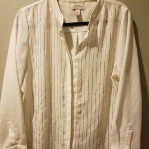 Gem Button Down Blouse