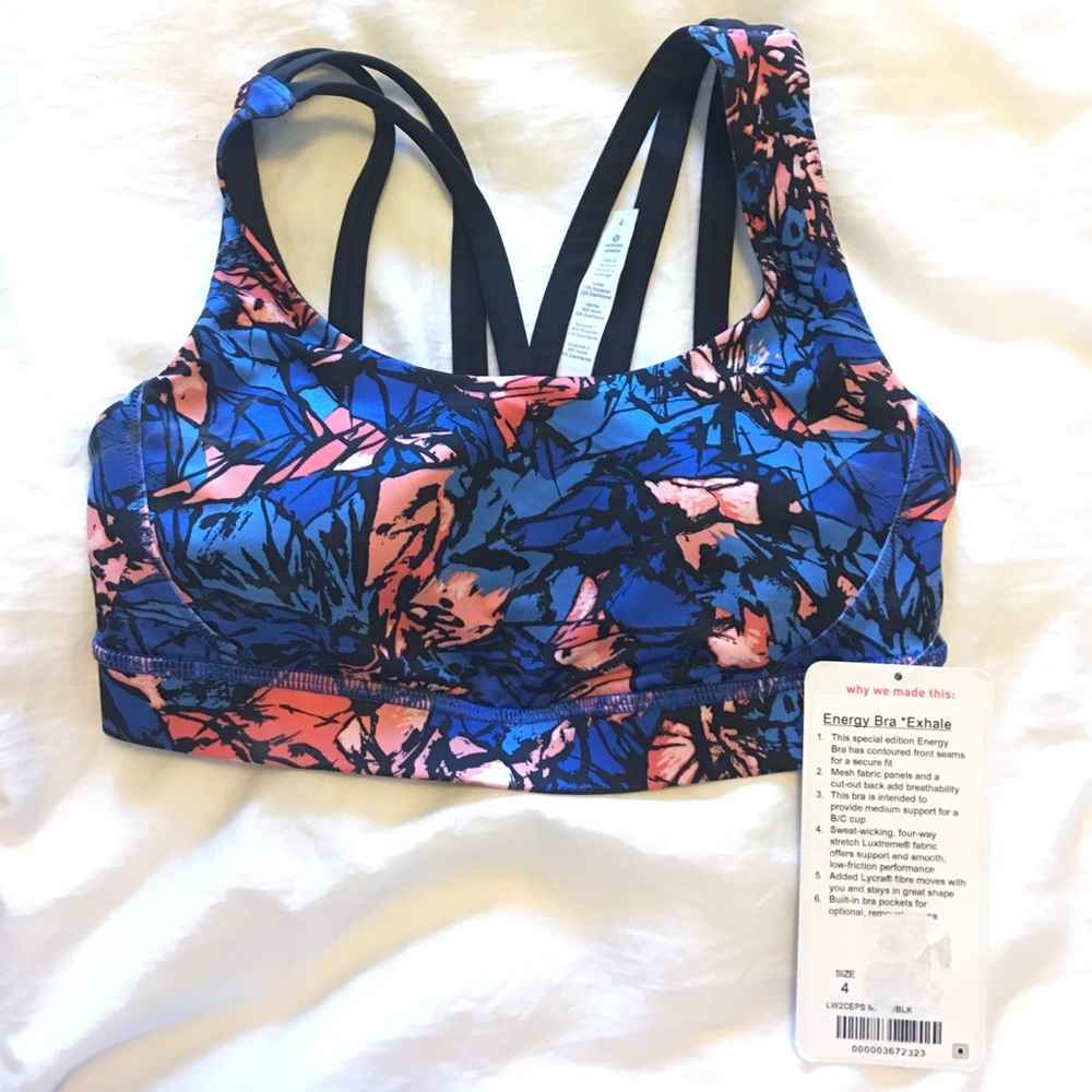 Lululemon energy bra size 4