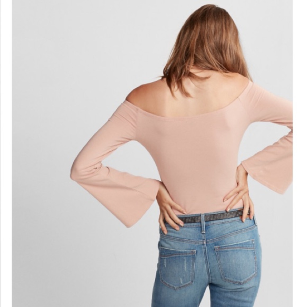 NWT express bell sleeve bodysuit