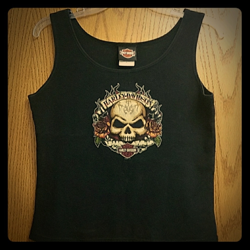 Harley Davidson Skull Tank size Medium