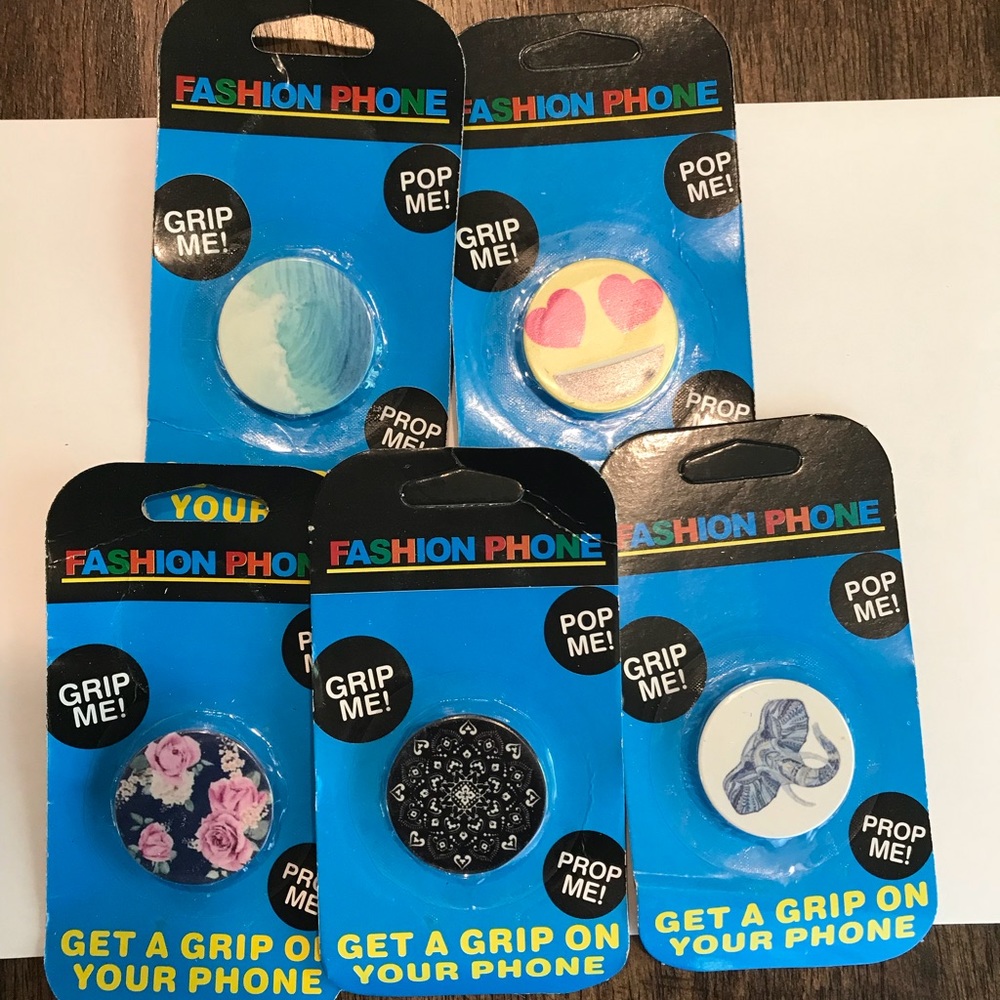 Pop selfie phone holders