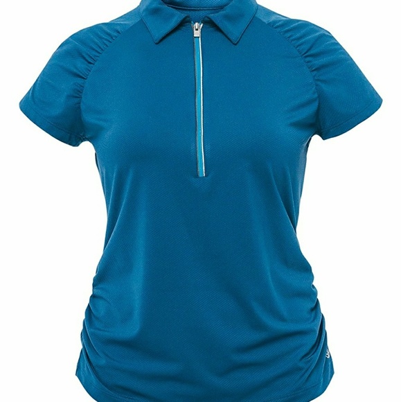 NWT Lija Women's Raglan golf Polo, Abyss, Small - Picture 1 of 7