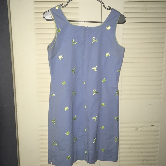 Lilly Pulitzer White Label Dress 6 crab/lobster - Picture 2 of 7