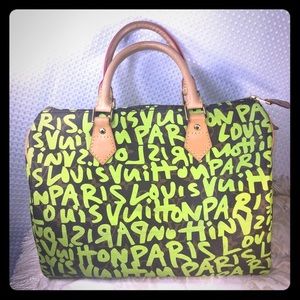 Graffiti Louis Vuitton speedy