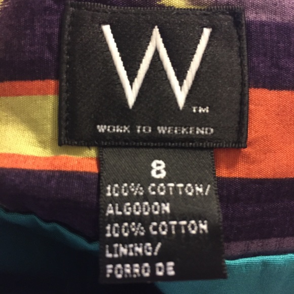 Work To Weekend Green Ikat Print Pleated Skirt 12 - Picture 7 of 7