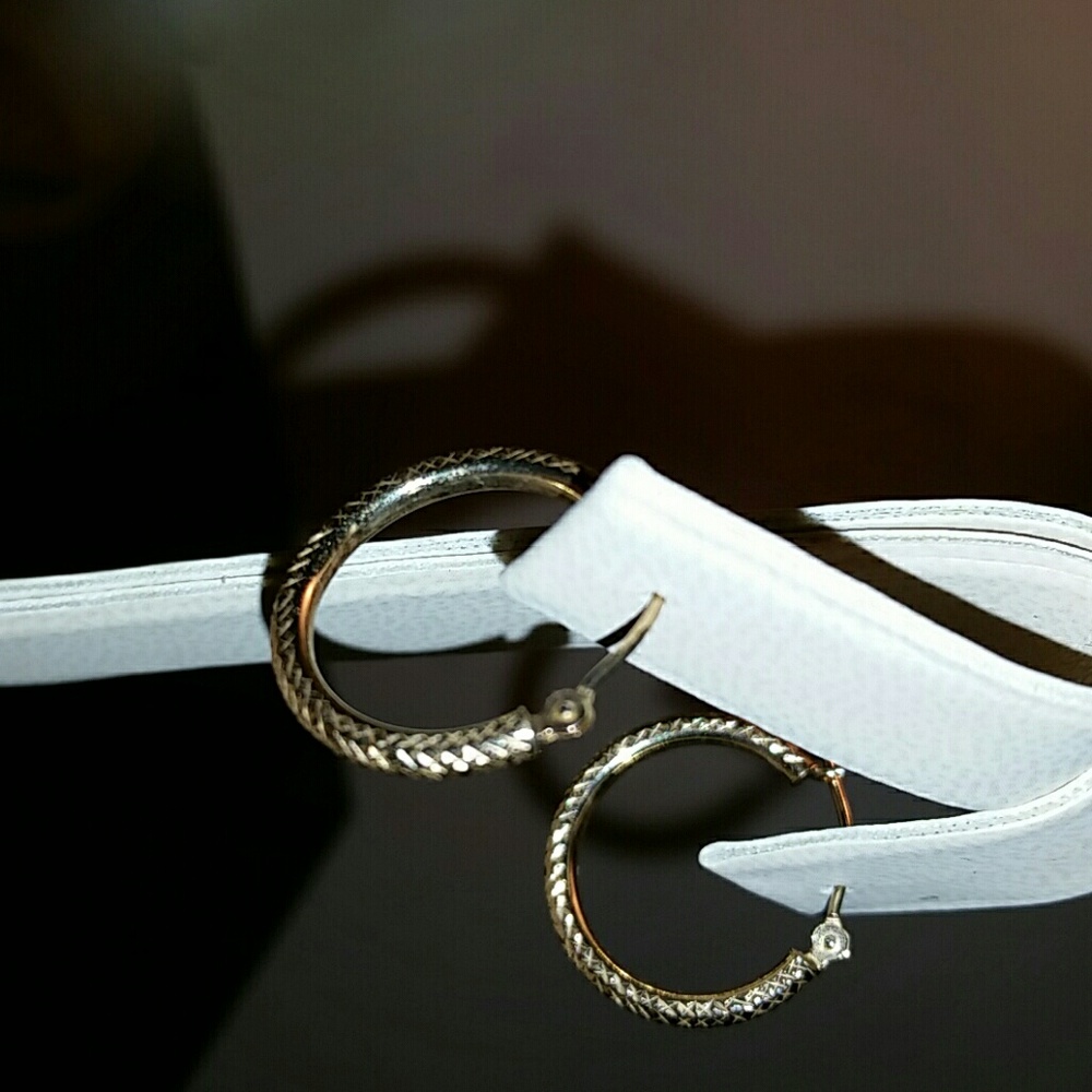 14k Yellow Gold Hoop Earrings
