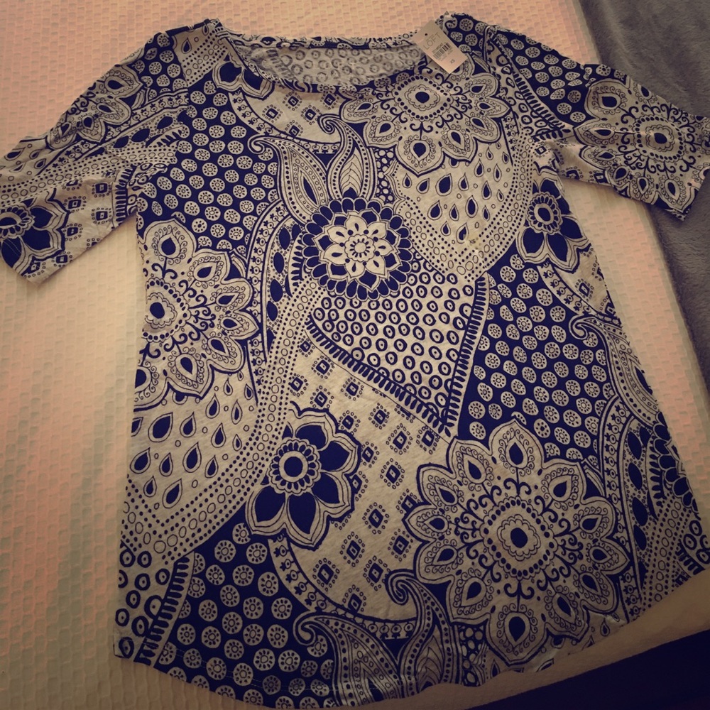 LOFT printed blouse