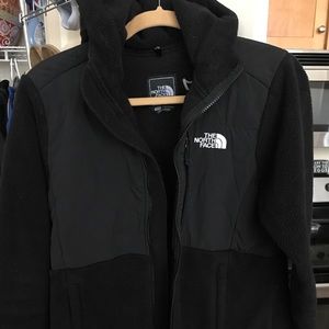 The North Face hooded denali jacket