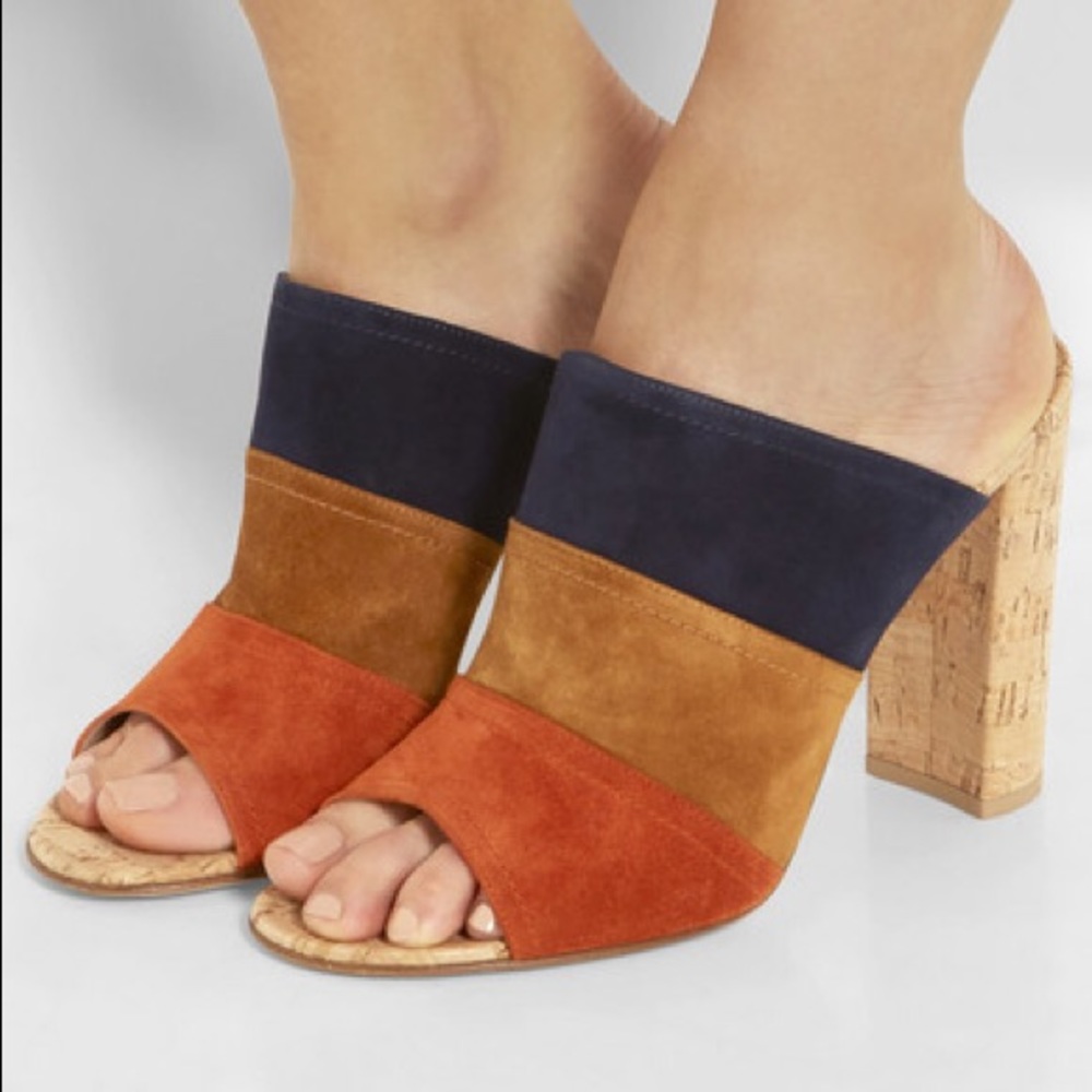 Gianvito Rossi Block Mule Sandal