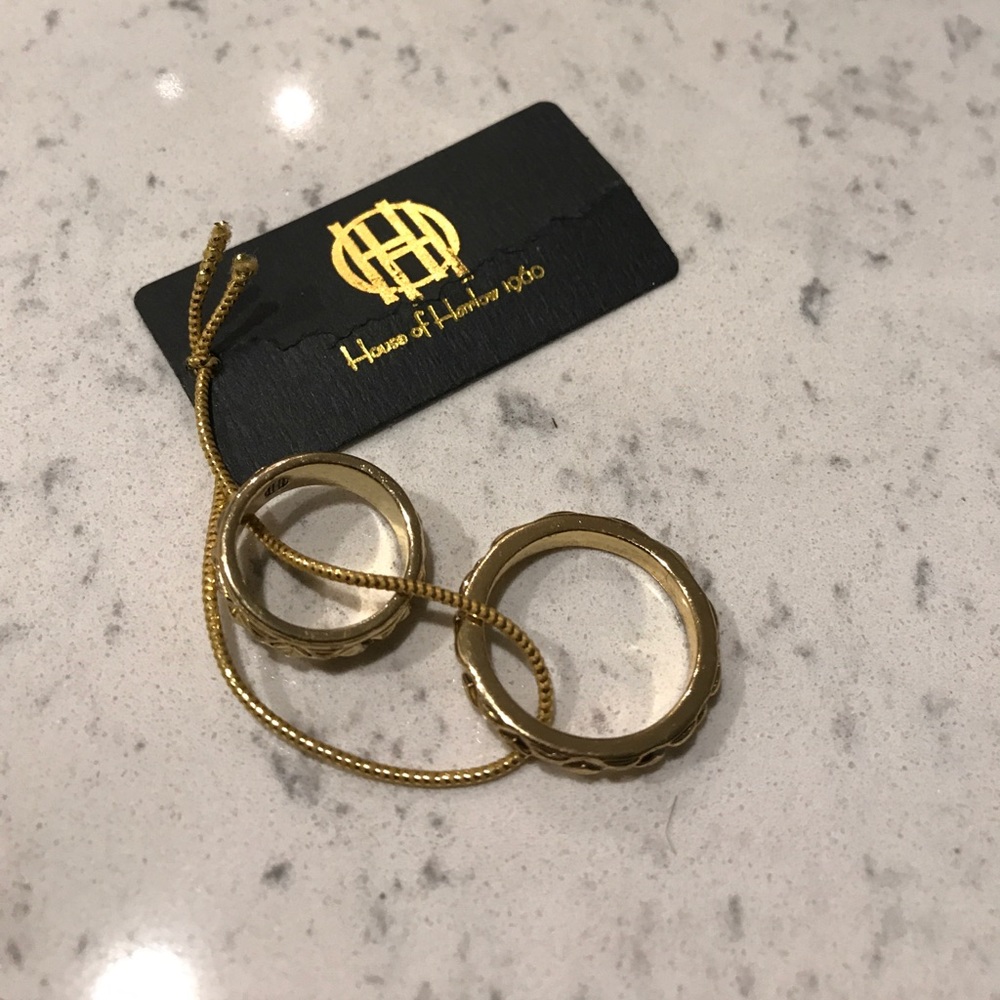 Stacking rings Brass