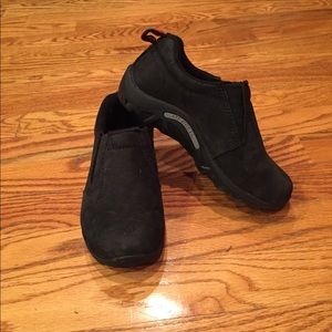 Boys black Merrell shoes
