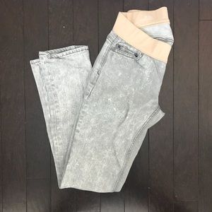 Gap Maternity Gray Demi Panel Skinny Jean 24/00R