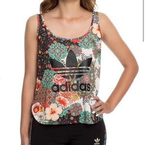 Adidas Jardim floral workout tank