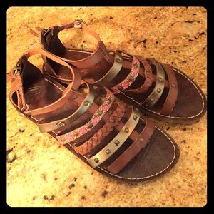 Roxy Toucan Sandal- Brown