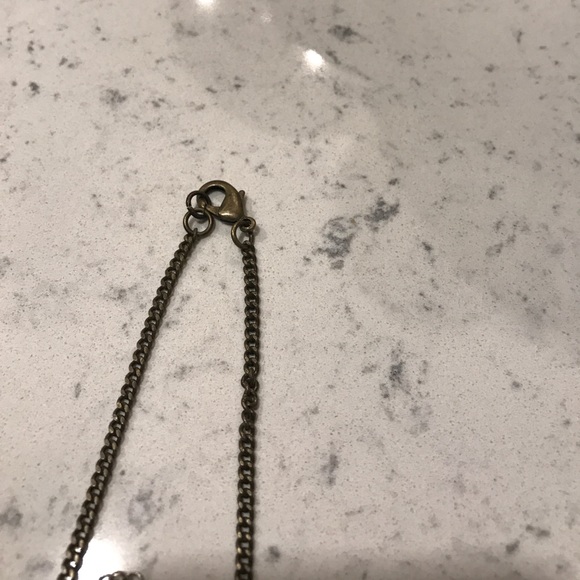 Mirror Pendant Long Necklace - Picture 4 of 5