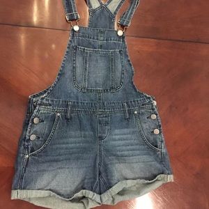 Aqua Denim Overalls