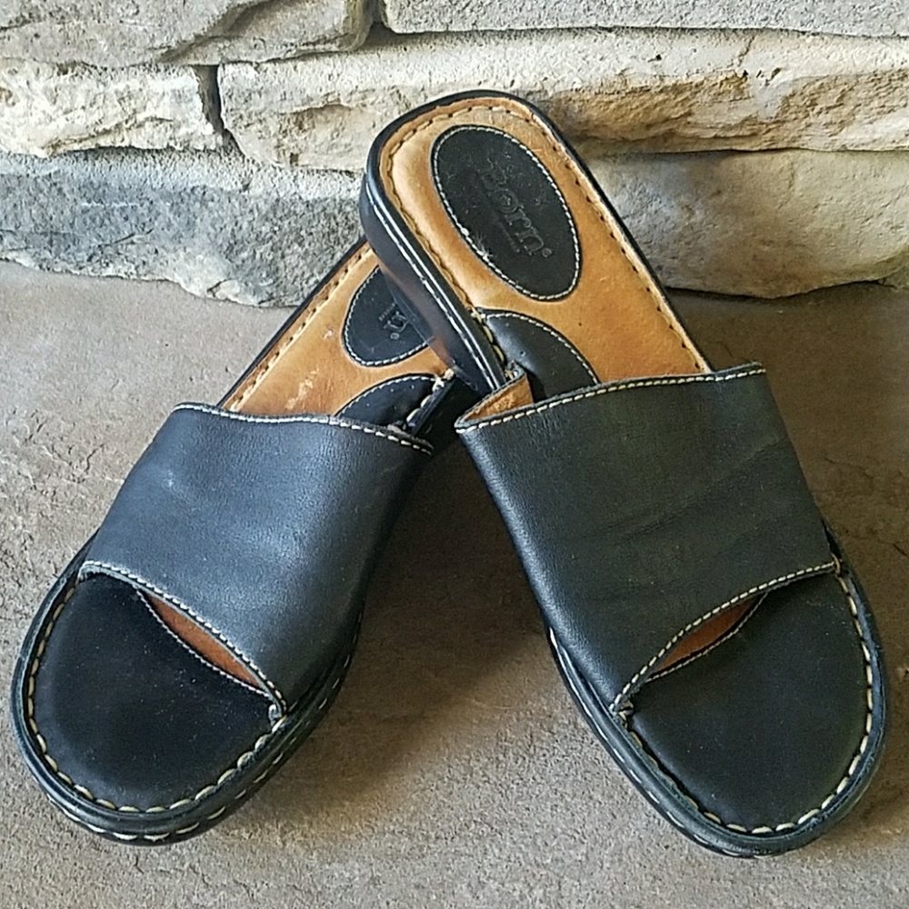 Born slide sandals
