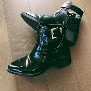 Zara cutout ankle booties size 7