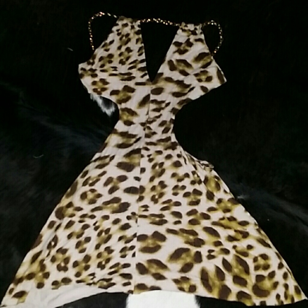 Brazilian designer super sexy leopard micromini