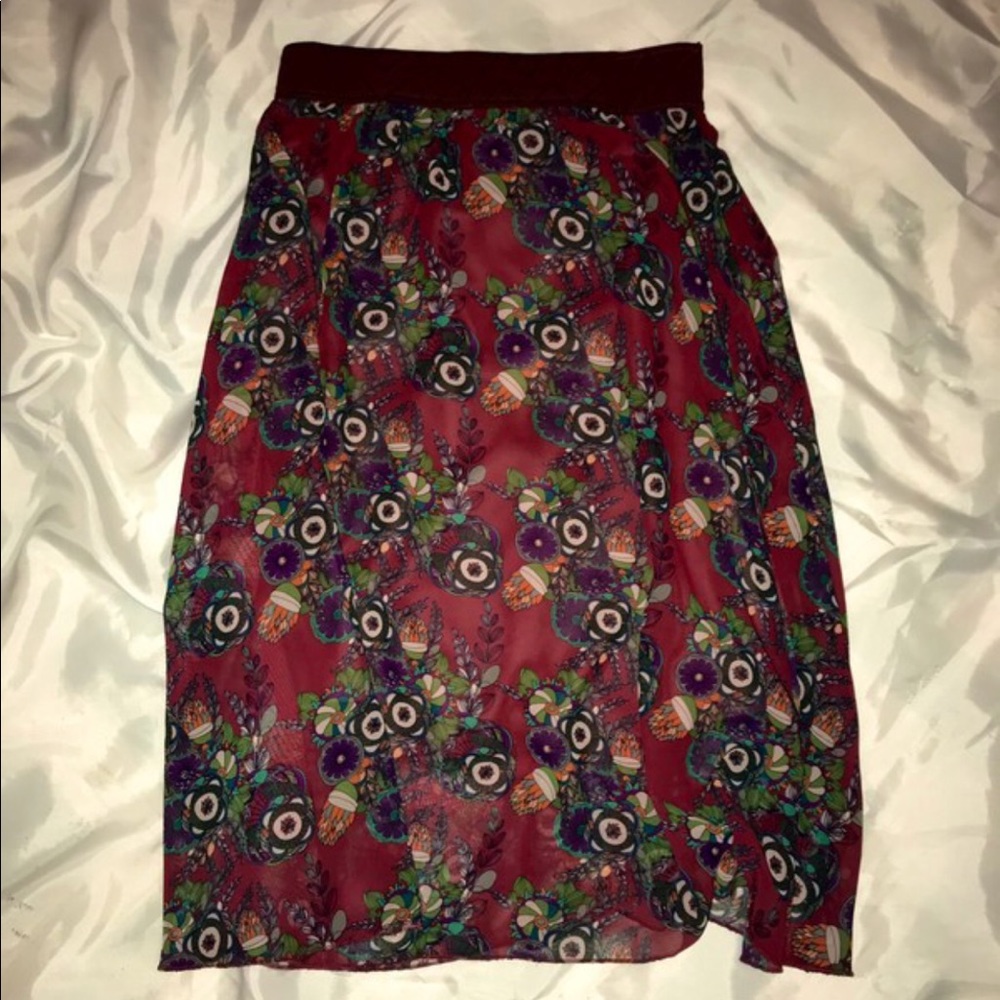 Lularoe Lola S fall print
