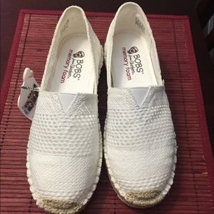 White bobs shoes for women