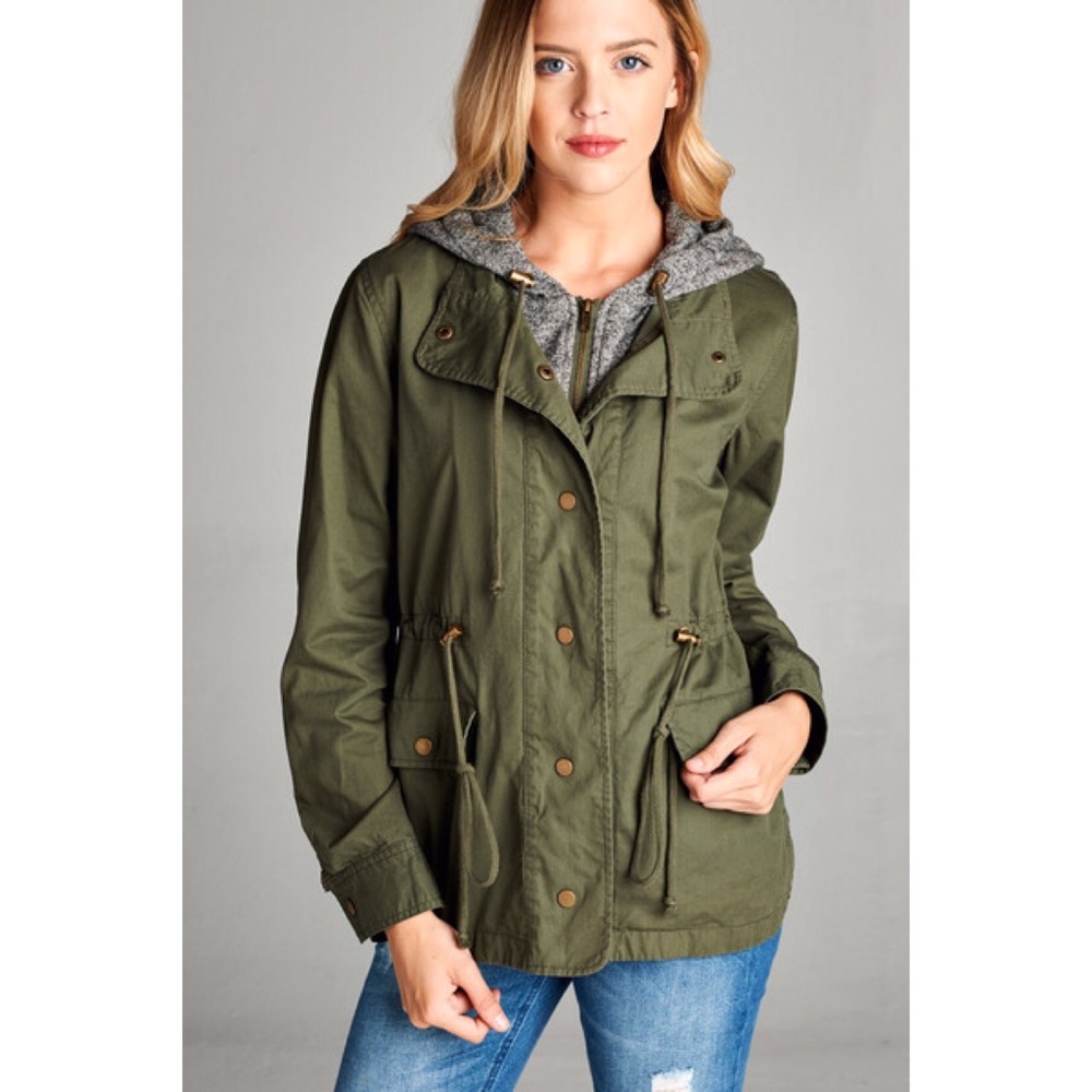 3/4 Roll up  utility jacket