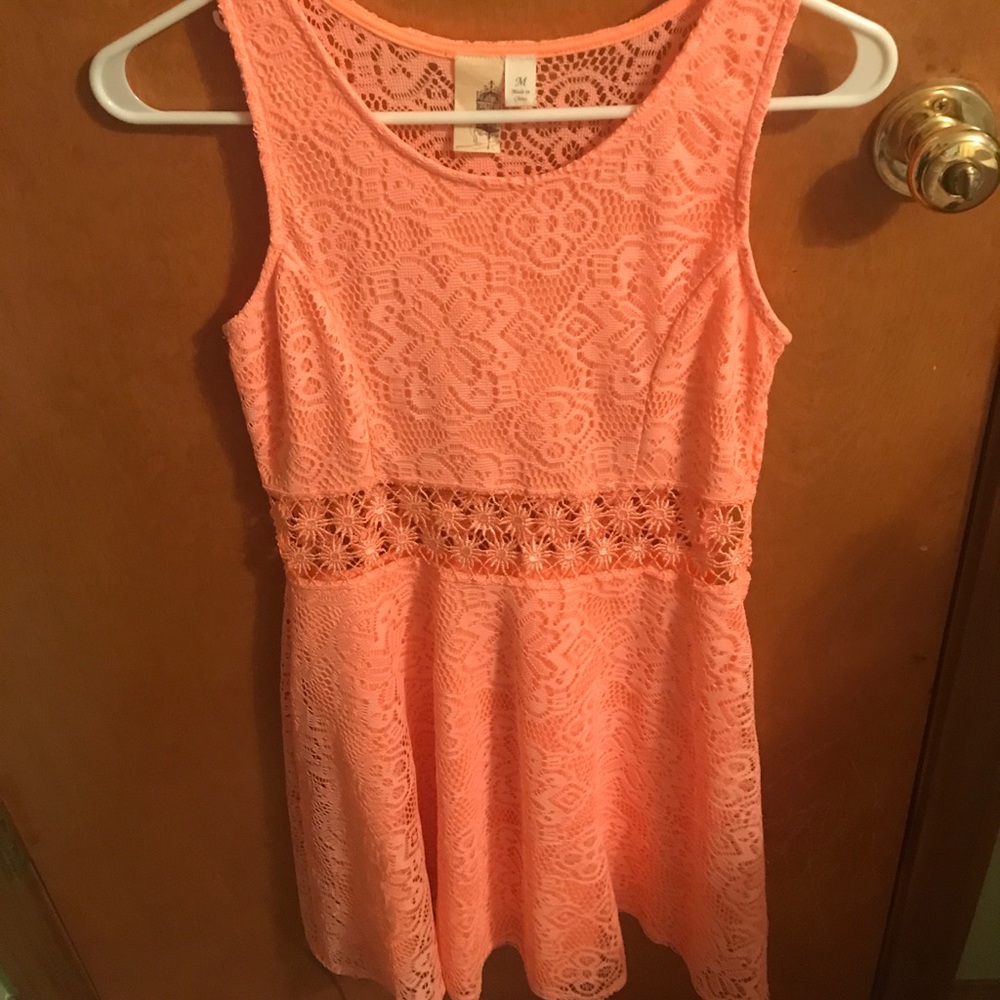 Coral dress