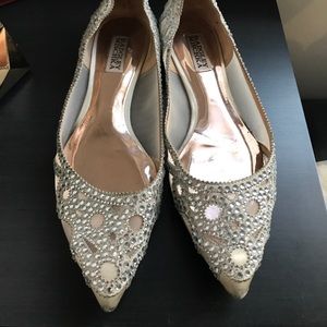 Badgley Mischka Christianne flats wedding size 8.5