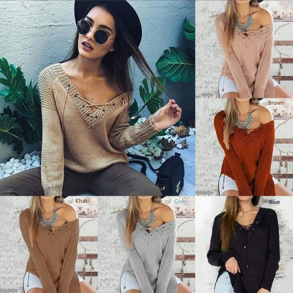 V- Neck Sweater Long- Sleeved ❌PRICE DROP❌