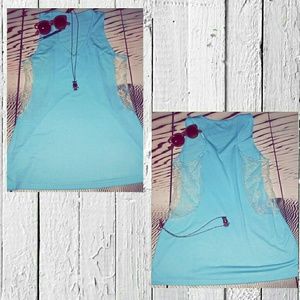 👽SALE Teal Top 🍹 (w/lace)