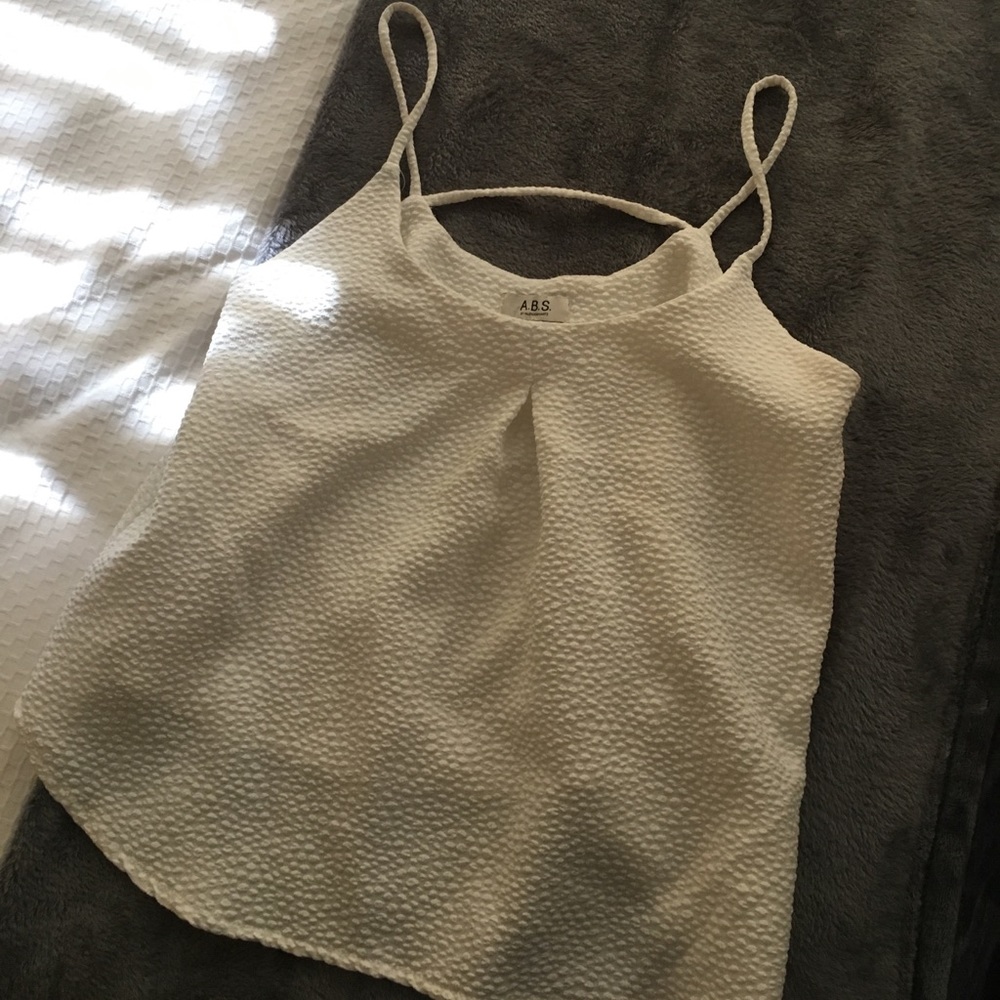 Cream Spaghetti Strap Top