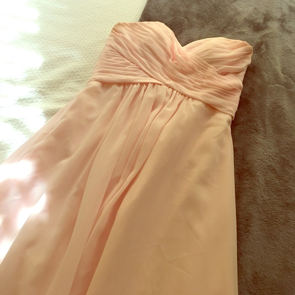 Azazie Baby Pink Gown