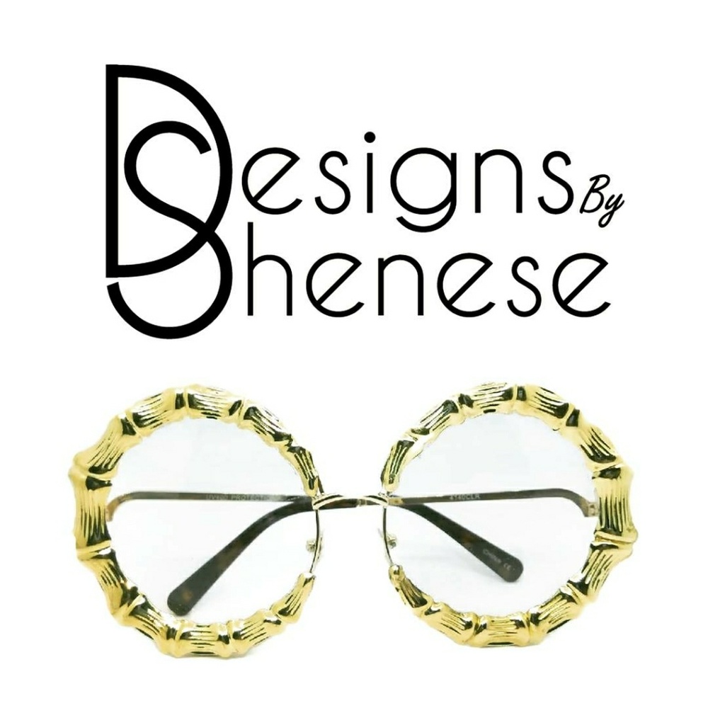 Bamboo Custom Clear Glasses