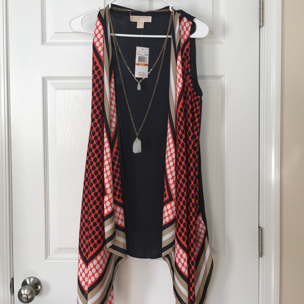 Michael Kors silk vest