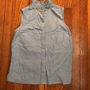 Embellished Button Down