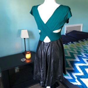 NWOT Cut out skater dress Size L