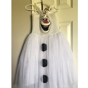Olaf girls dress (frozen)