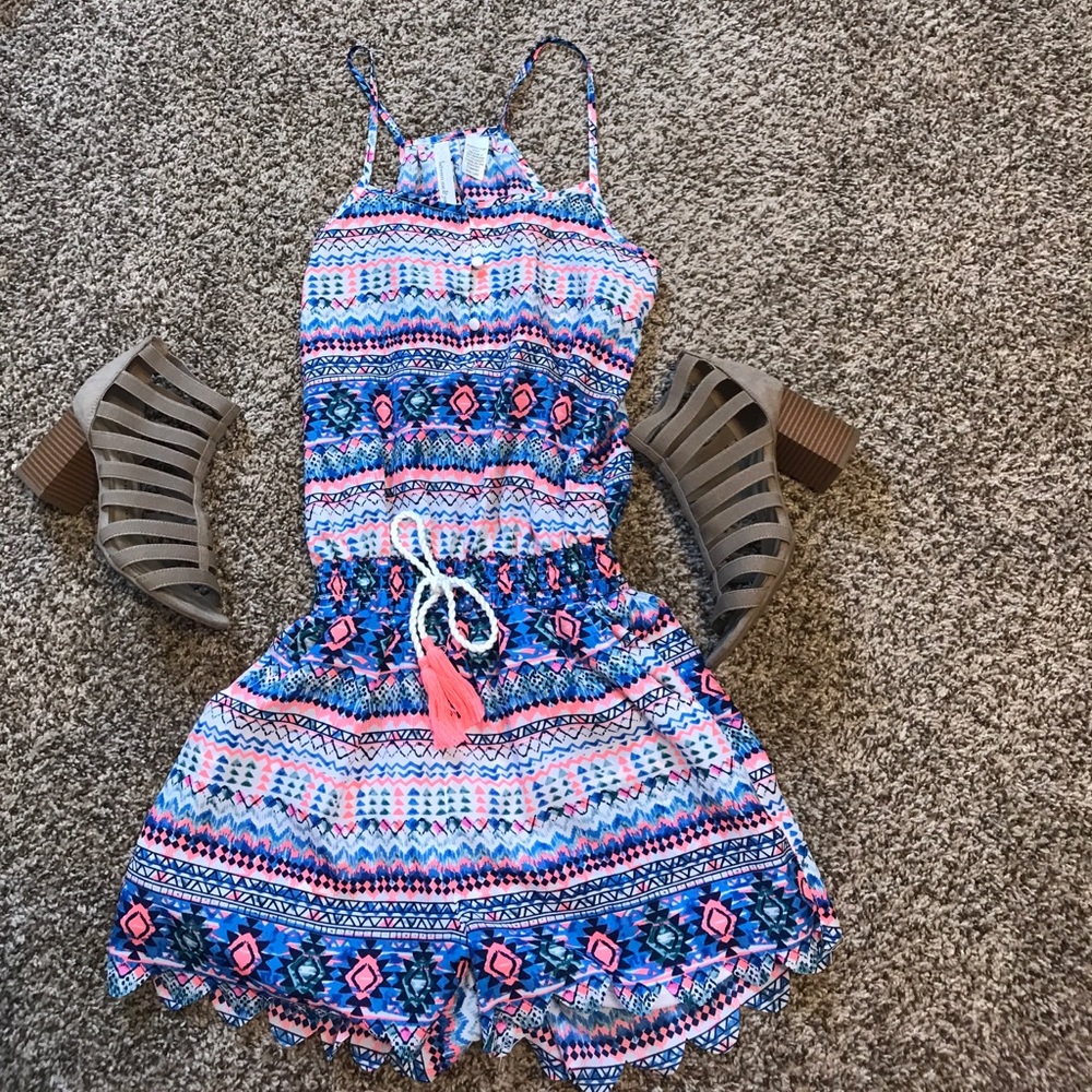 Between me & you romper