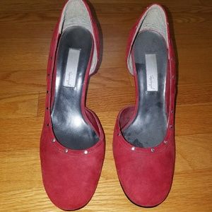 Studded Red Heels