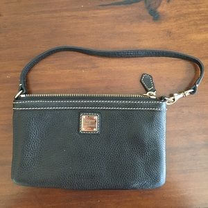 Dooney & Bourke Black Leather Wristlet