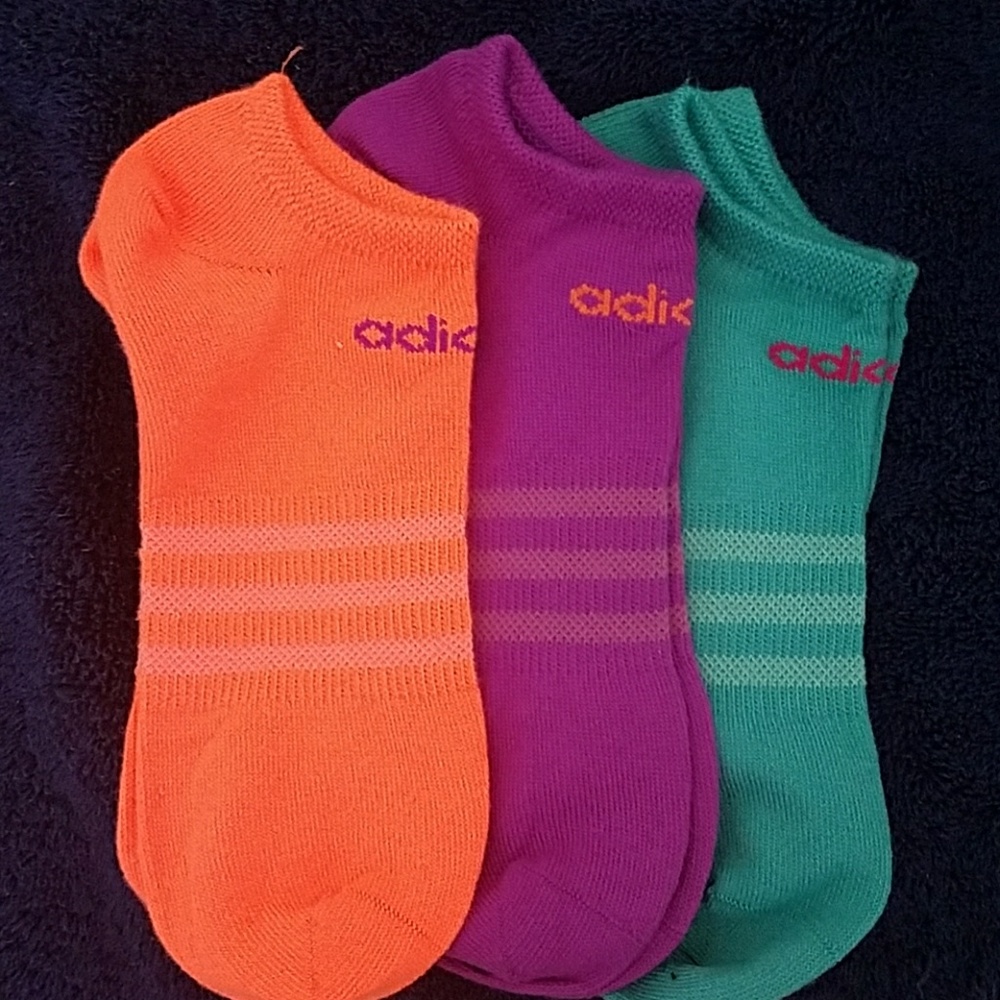 Addidas socks 3prs NEW
