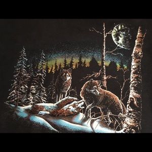Scenic Wolf Hoodless Sweatshirt